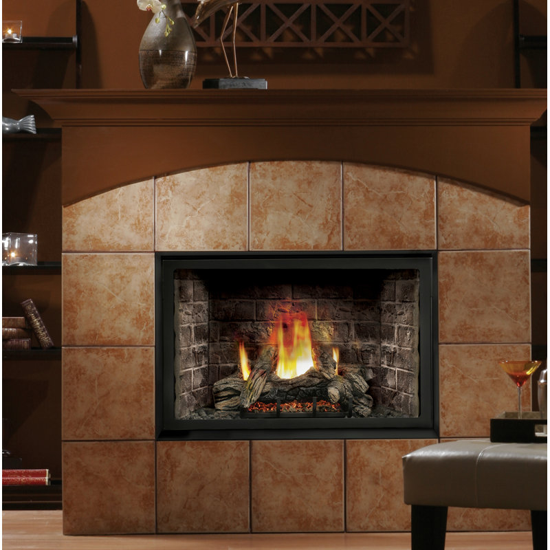 Kingsman Fireplaces Direct Vent Wall Mounted Fireplace Insert Wayfair